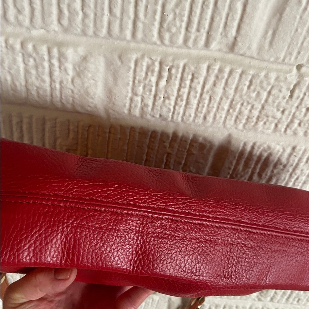 Valentina red leather Crossbody bag - Picture 9 of 9